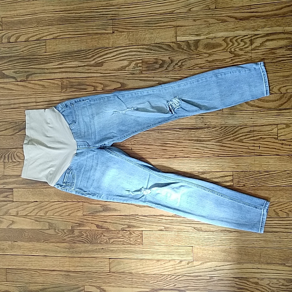 Indigo Blue Maternity Skinny Jeans